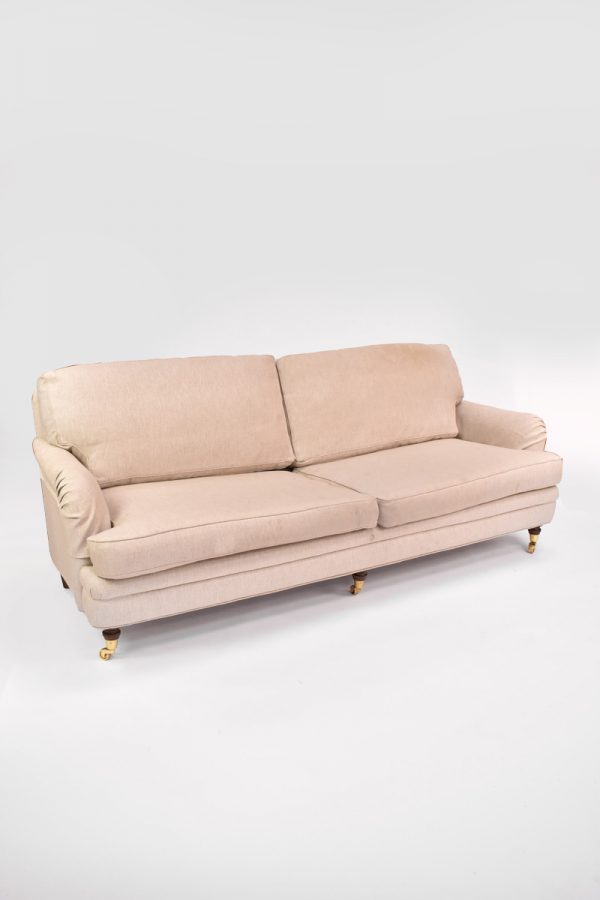 Cream Linen Sofa The Classic Modern Prop Hire Company