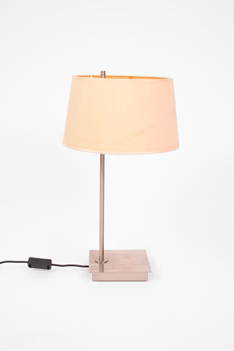 Brushed Steel Bedside Lamp The Classic Modern Prop Hire Company