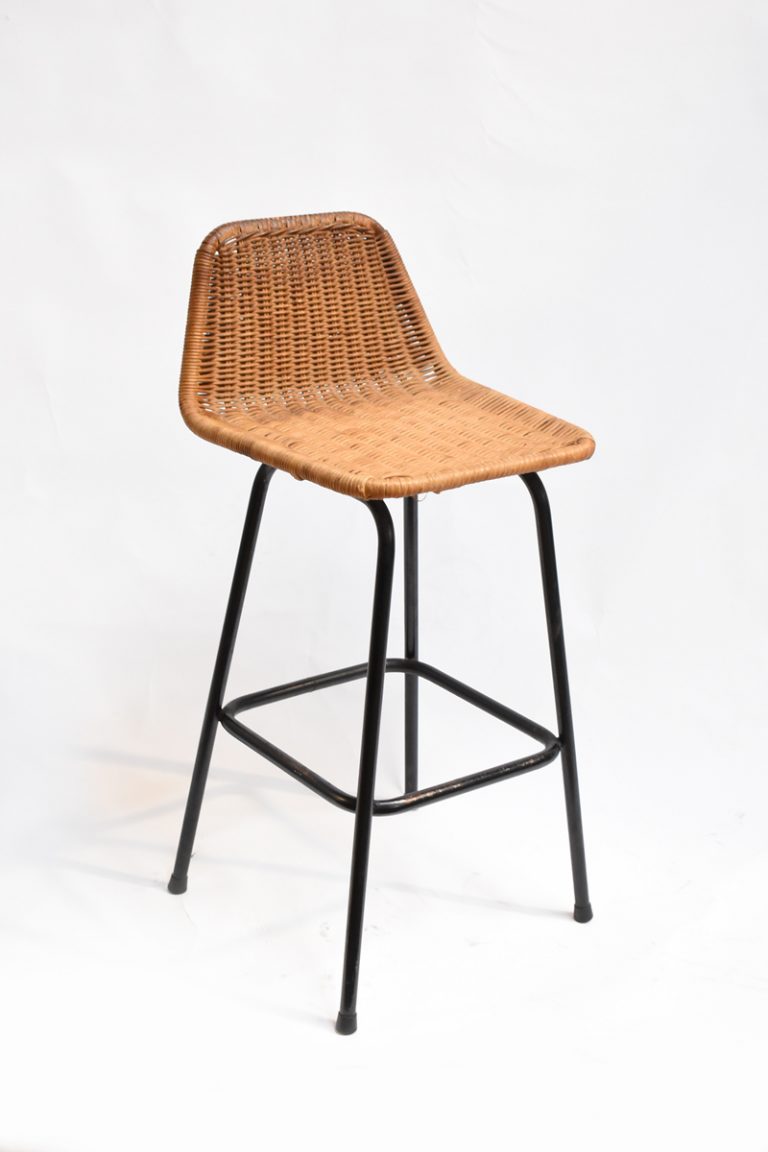 Rattan Bar Stool The Classic Modern Prop Hire Company