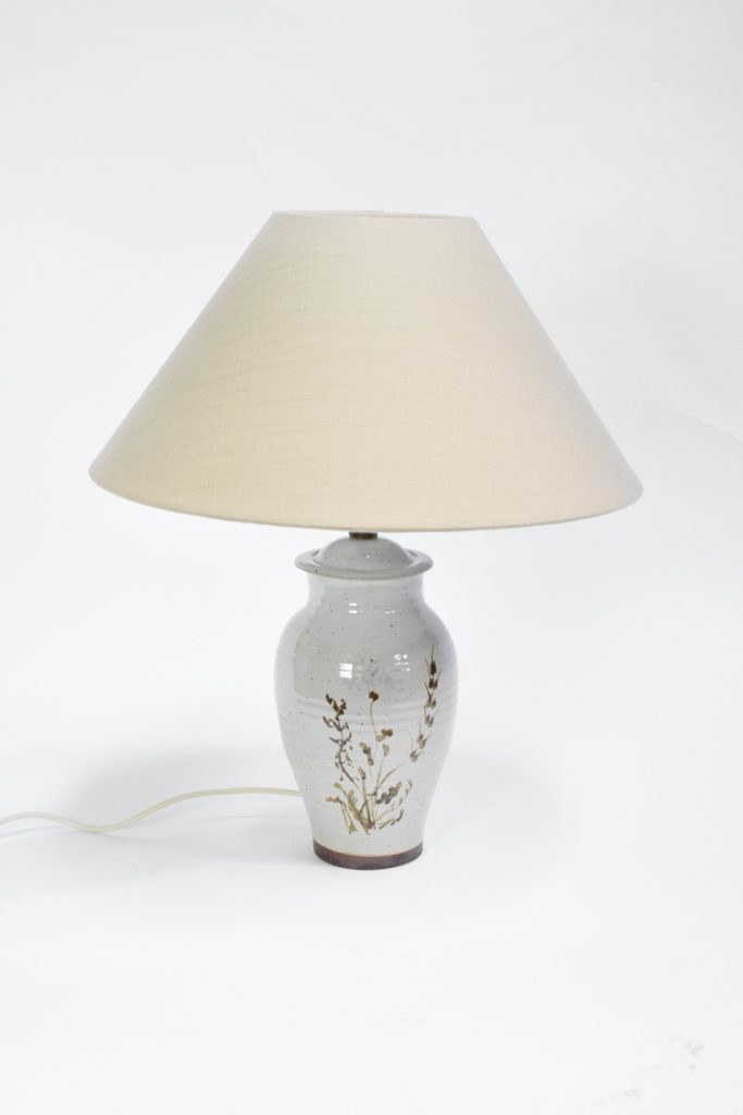 Hand Painted Ceramic Lamp The Classic Modern Prop Hire Company