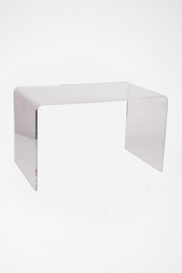 Clear Perspex Desk The Classic Modern Prop Hire Company