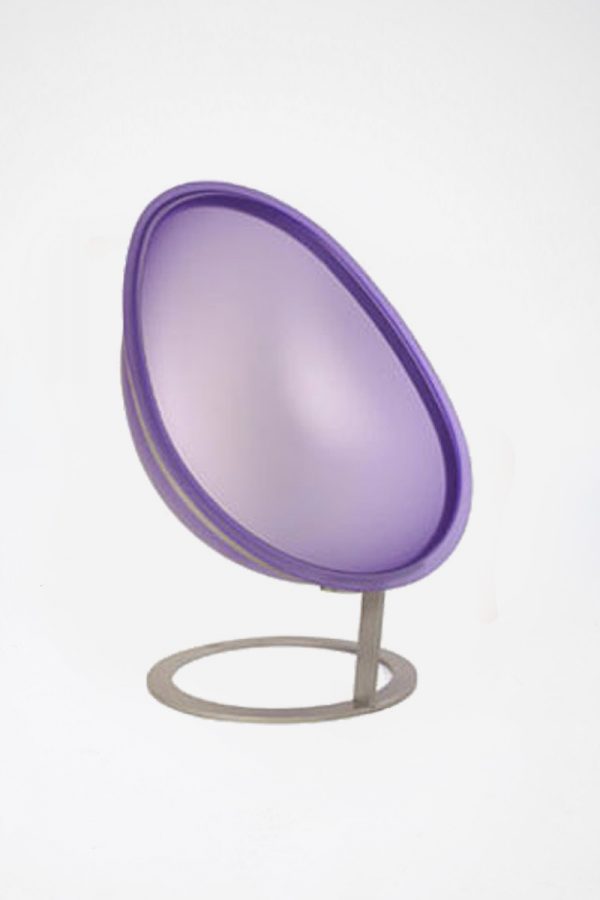 Purple Perspex o Chair The Classic Modern Prop Hire Company