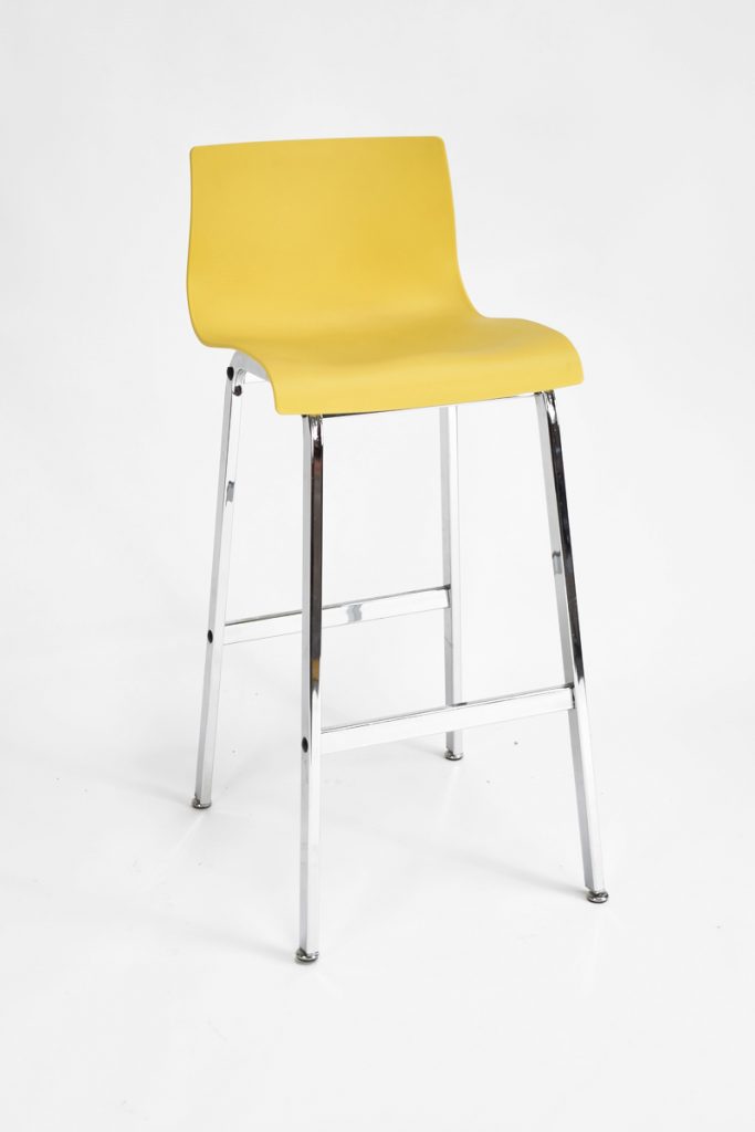 Yellow Bar Stool The Classic Modern Prop Hire Company